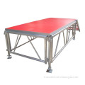 Aluminum outdoor Portable Wooden Stage